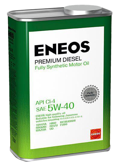 Моторное масло Eneos Premium Diesel CI-4 5W-40, 1л
